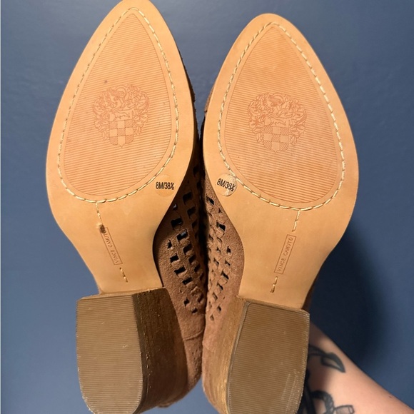 Vince Camuto Suede Booties Size 8 - Picture 5 of 5